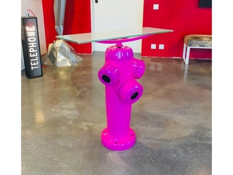 Console bombeiros, borne incendie recyclée, Teix Art 2