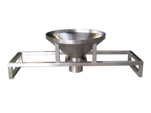 Entonnoir inox cuve 1000 litres