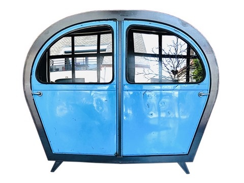 Meuble 2cv, portes 2cv recyclée, Teix Art