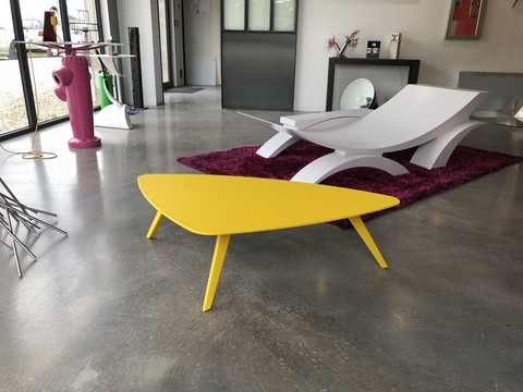 Teix Art, table basse aluminium Pétale 2