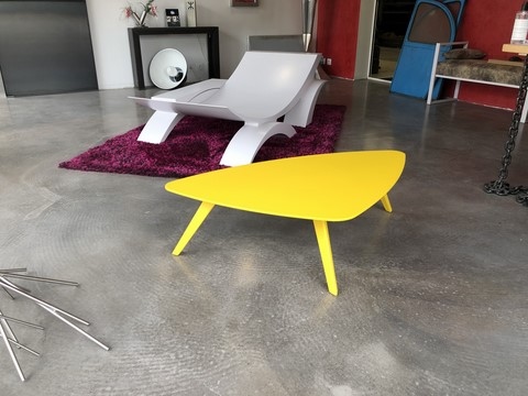Teix Art, table basse aluminium Pétale 3