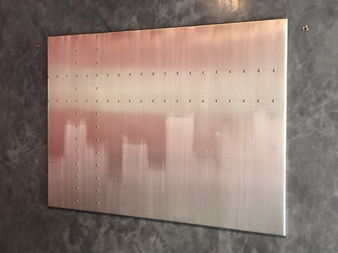 Tableau Cidade inox, Teix art 1