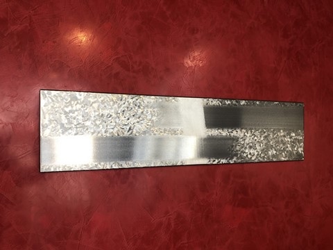 Tableau Entremêlé inox, Teix art 3