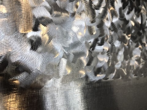 Tableau Entremêlé inox, Teix art 5