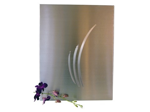 Tableau Griffe inox acier, Teix art 1