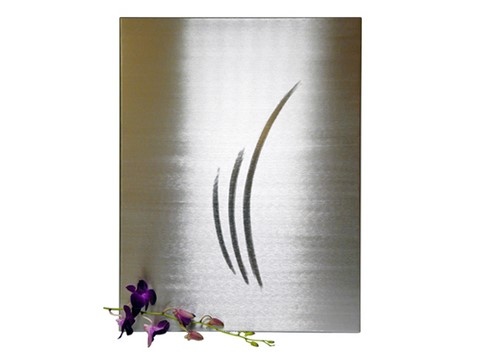 Tableau Griffe inox, Teix art