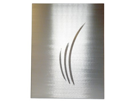 Tableau Griffe inox acier, Teix art 2