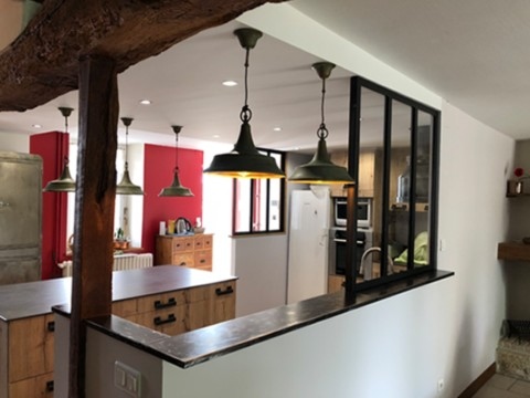 Verrières et comptoirs acier