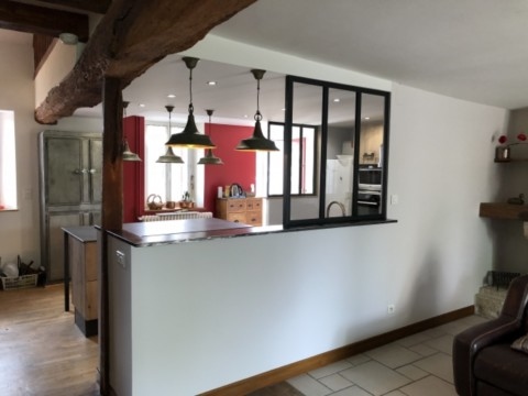 Verrières et comptoirs acier