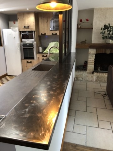 Verrières et comptoirs acier 